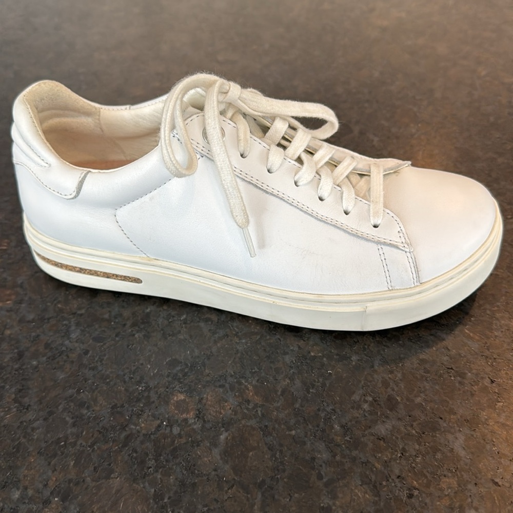 Birkenstock Cream Low-Top Sneakers - Picture 5 of 7